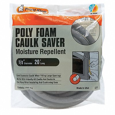 FROST KING C23H Weatherstrip 20 ft Grey