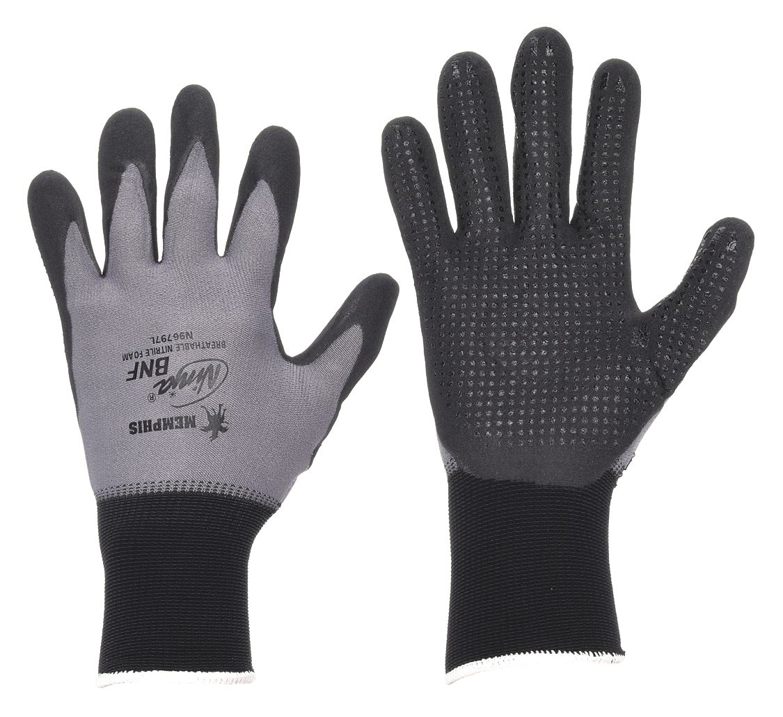 MCR SAFETY N96797XL Coated Gloves Palm/Fingers XL