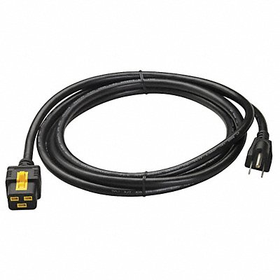 APC BY SCHNEIDER ELECTRIC AP8750 Power Cord 5-15P IEC C19 10 ft Blk 15A