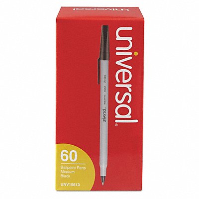 UNIVERSAL UNV15613 Ballpoint Pen Medium Black PK60