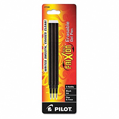 PILOT 77330 Refill Erasable Gel Ink Pen Black PK3