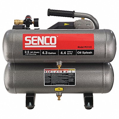 SENCO PC1131 Twin Tank Air Compressor 4.3 gal 2 HP