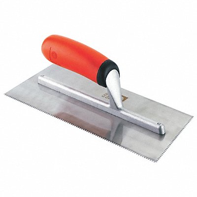 ROBERTS 10823 Trowel Sq 4-1/2 x 11 in Steel/Cushioned