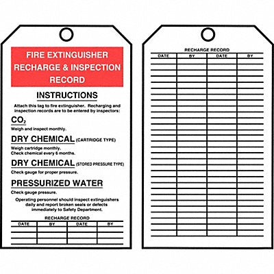ACCUFORM TAR740 Inspection Tag By The Roll 6.25x3 PK250