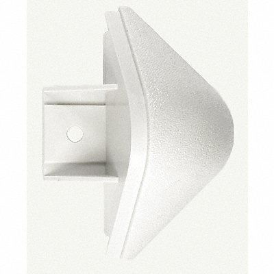 PAWLING CORP ETC300301 End Cap Linen White 4-1/8In