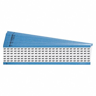 BRADY WMHOTPK Wire Markers Legend HOT Black/White PK25