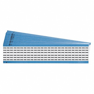 BRADY WMSPRPK Wire Markers Legend SPARE Blk/Wht PK25