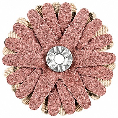 PFERD 44017 Abrasive Star AO 2 in Red 7650 rpm