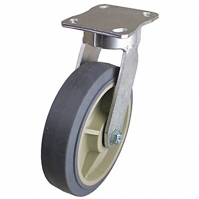 GRAINGER P25SPRP080R14H10 Kingpinless Plate Castor Swivel 600 lb.