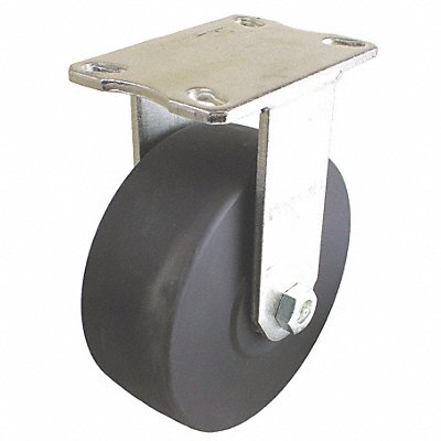 GRAINGER P27RNMB060K18 Kingpinless Plate Castor Rigid 4100 lb.