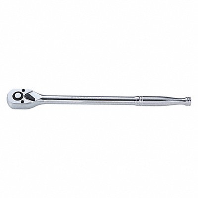 WESTWARD 440G13 Hand Ratchet 11 1/4 in Chrome 3/8 in