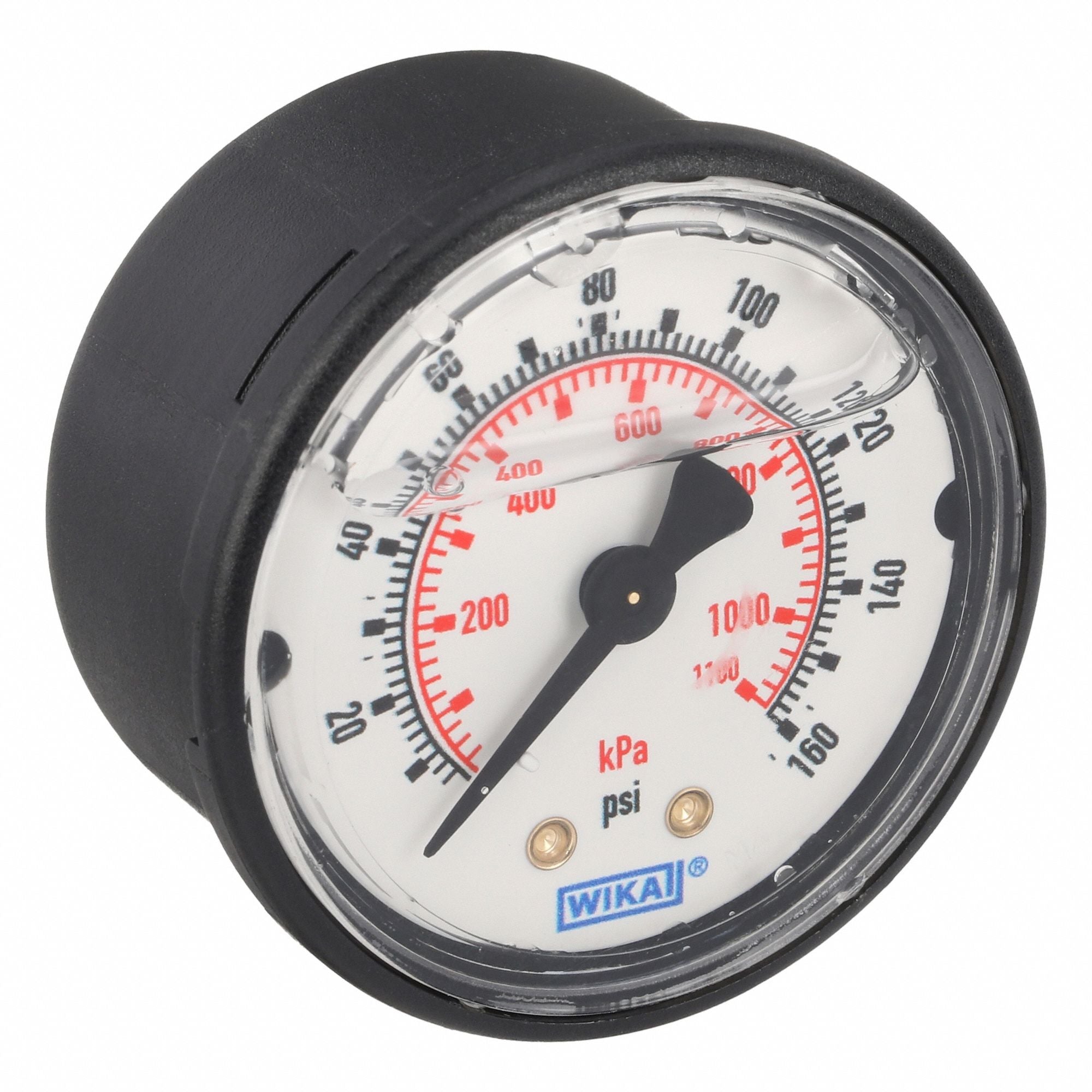 WIKA 1131320160B Pressure Gauge 2 Dial Size Back