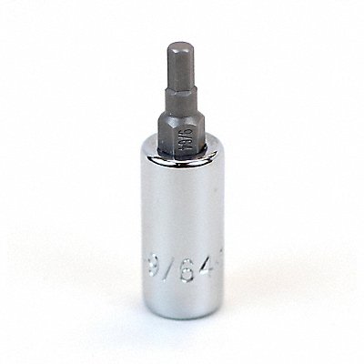 SK PROFESSIONAL TOOLS 44309 Socket Bit Steel 1/4 in TpSz 9/64 in