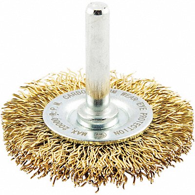 GRAINGER 66254443051 Wire Wheel Brush 0.014 Dia Wire
