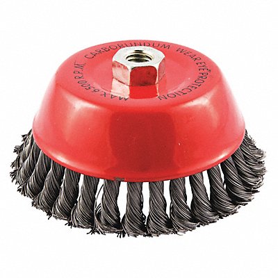 GRAINGER 66254442956 Cup Brush Wire 0.020 Dia Carbon Steel