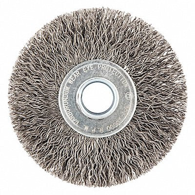 GRAINGER 66254443330 Wire Wheel Brush 0.014 Dia Wire