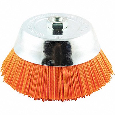 GRAINGER 66254442949 Cup Brush Wire 0.040 Dia Nylon