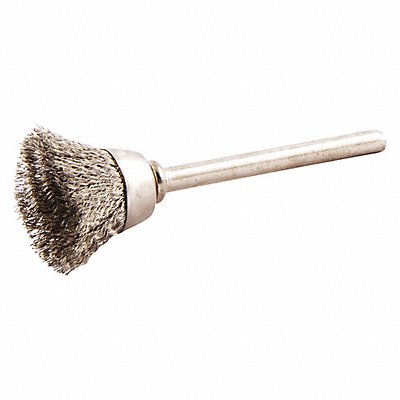 GRAINGER 66254443031 Cup Brush Wire 0.005 Dia SS