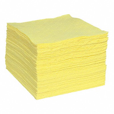 SPILLTECH YPB100H Absorbent Pad Chemical/Hazmat PK100