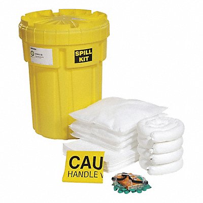 SPILLTECH SPKO30 Spill Kit Drum Oil Based Liquids 23 H