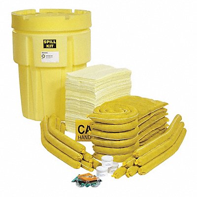 SPILLTECH SPKHZ95 Spill Kit Drum Chemical/Hazmat 31-3/4 H