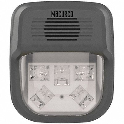 MACURCO HSC Horn Strobe Alarm 4-3/4 L 2 W LED