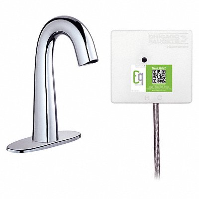 CHICAGO FAUCETS EQC12A11ABCP Mid Arc Chrome Chicago Faucets 0.5gpm