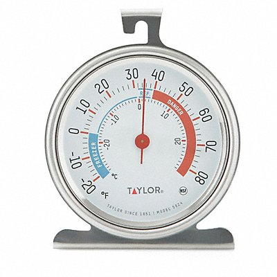TAYLOR 5924 Refrigerator/Freezer Thermometer 3 1/4 L