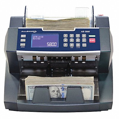 ACCUBANKER AB5800 Bill Counter 300 Bills Capacity