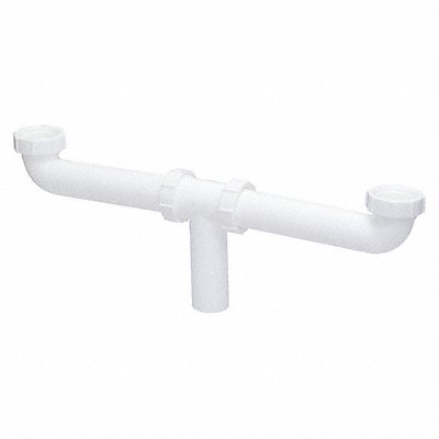 GRAINGER 35393 Centre Outlet White