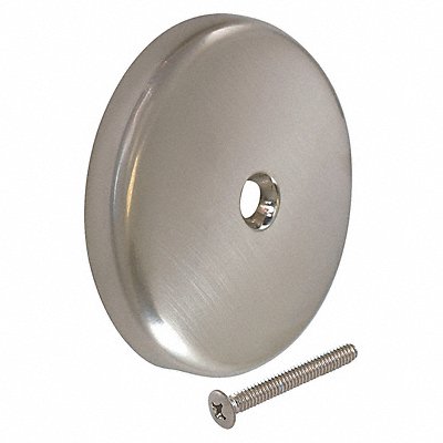 GRAINGER 35202 Overflow Face Plate Silver