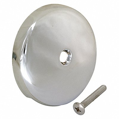GRAINGER 35247 Overflow Face Plate Silver