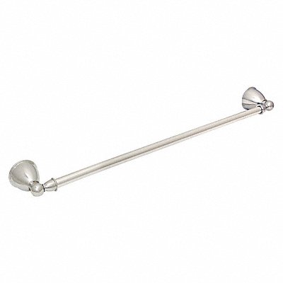 GRAINGER 16242 Towel Bar Zinc 24 in Overall W