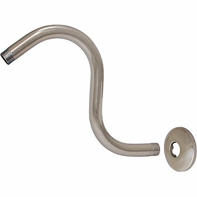 GRAINGER 15058 S Shape Shower Arm Ez-Flo Brass