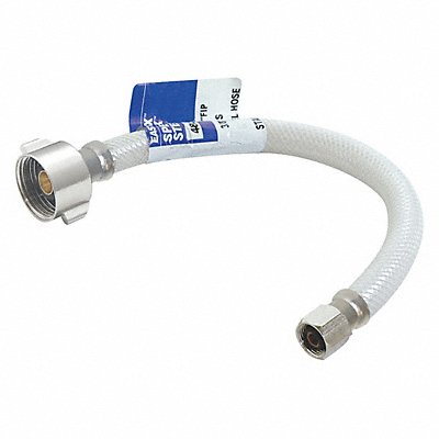 GRAINGER 48145 Supply Line 1/4 ID x 12 L