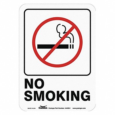 CONDOR 444M41 Safety Sign 7 inx5 in Polyethylene