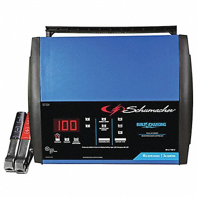 SCHUMACHER ELECTRIC SC1304 Battery Charger 120VAC 10-1/2 W