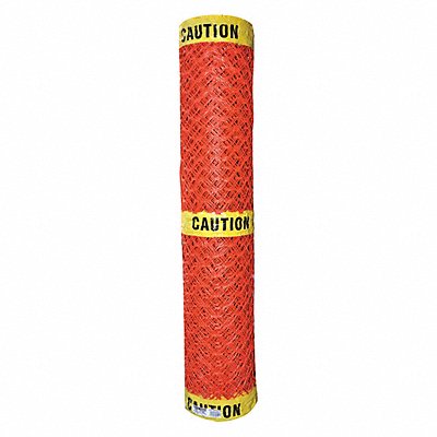 QUEST BFCT504XY Fence 1-3/4 x 2 Mesh 4 ft H Yl/OR