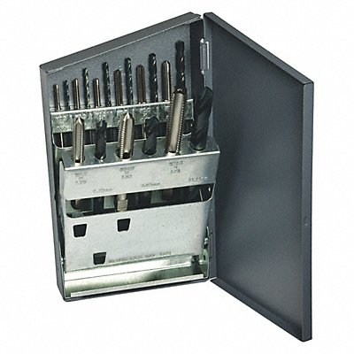 GREENFIELD THREADING 330088 Drill/Tap Set 18pc UNC