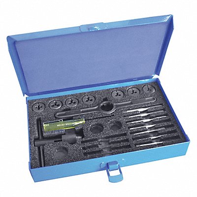 GREENFIELD THREADING 420365 Tap/Die Set 17pc