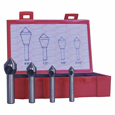 CLEVELAND C94589 Centre Drill Set Cobalt Fractional Inch