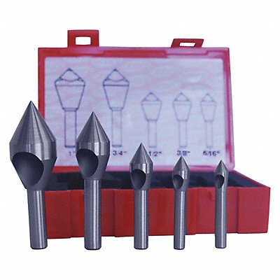 CLEVELAND C94592 Centre Drill Set Cobalt Fractional Inch