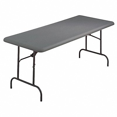 ICEBERG 65527 Folding Table Rectangle Poly 72 L 30 W