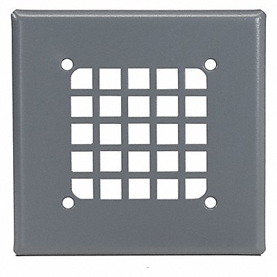FEDERAL SIGNAL FG Flush Grille Cover 6 W 1/8 D 6 H