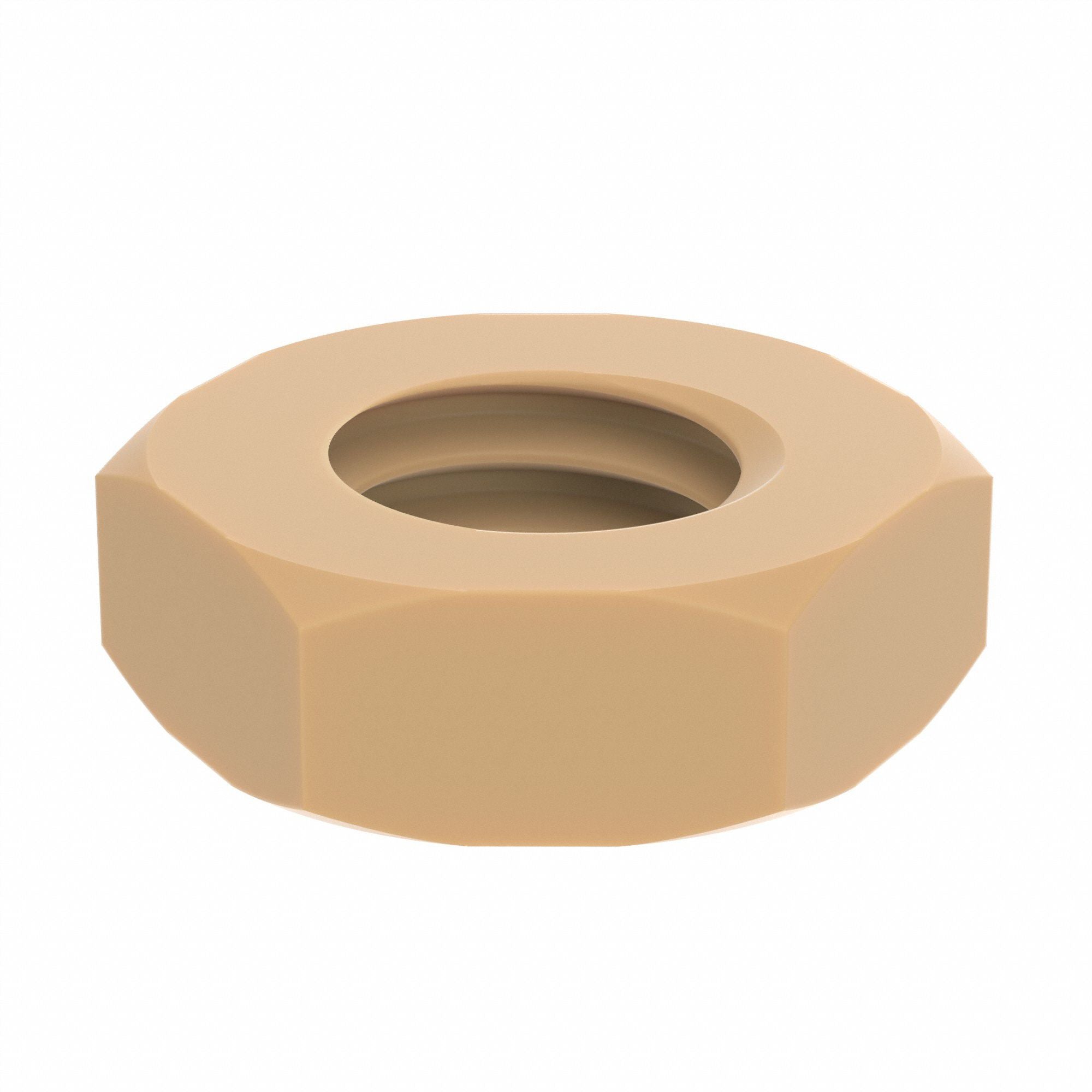 GRAINGER PK1032NTS01 MchSc PEEK Pln #10-32 0.380x0.130 NG 10