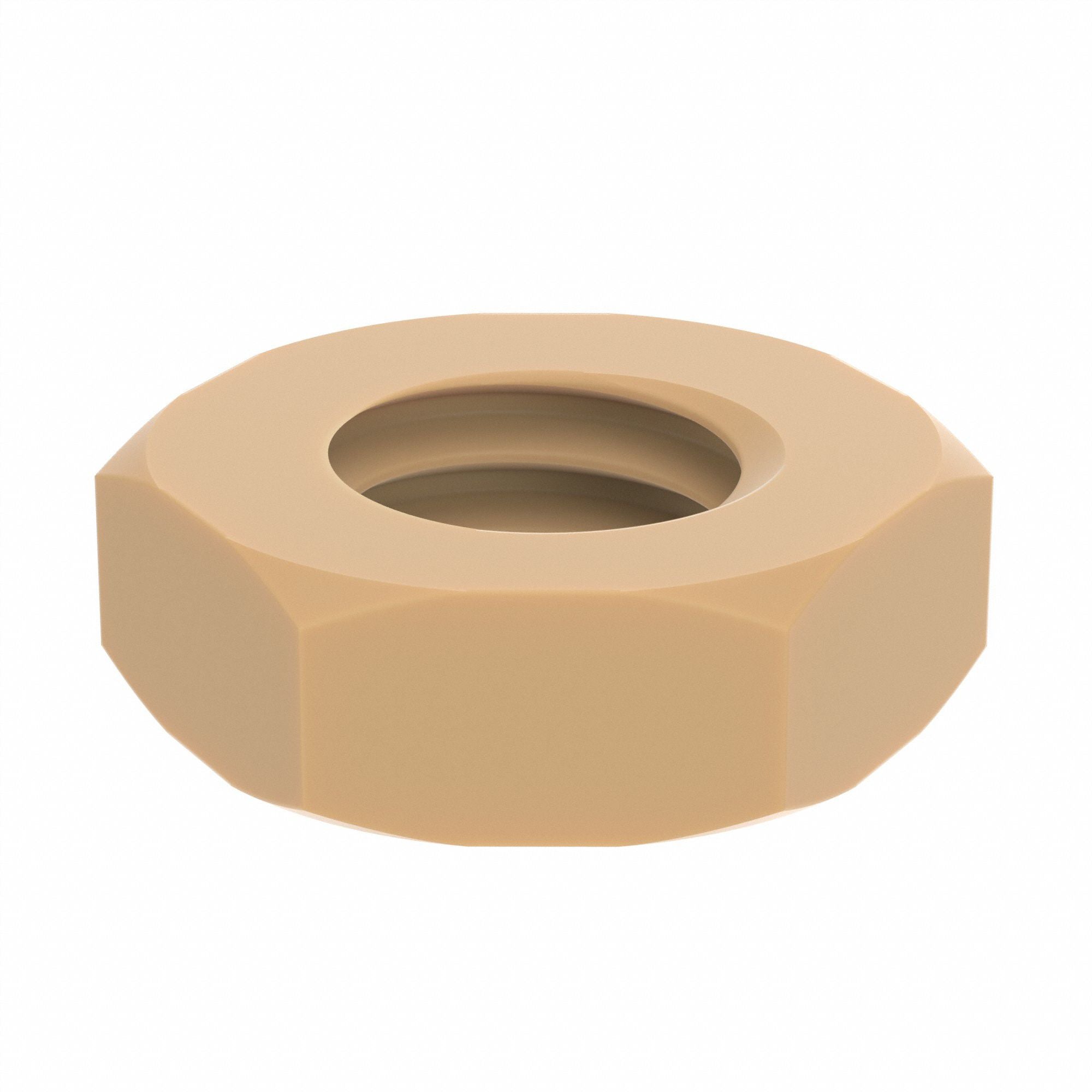 GRAINGER PK3816NTS01 MchSc PEEK Pln 3/8 -16 0.620x.25 NG 10
