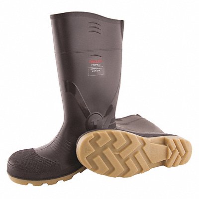 TINGLEY 51254 J6298 Rubber Boot Men s 6 Knee Brown PR