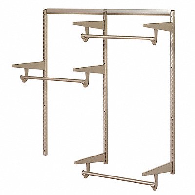 KNAPE  VOGT 0300KITA4CN Closet Hardware Kit Steel 800 lb.