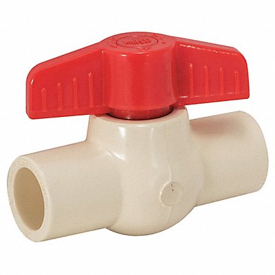 GRAINGER 48636 Manual 2-Way Ball Valve Slip CPVC