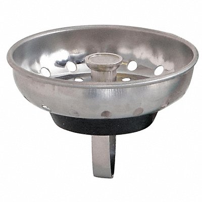 GRAINGER EZ30054 SS Repl Sink Basket 3-1/2in